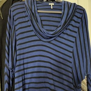 Cowl neck shirt